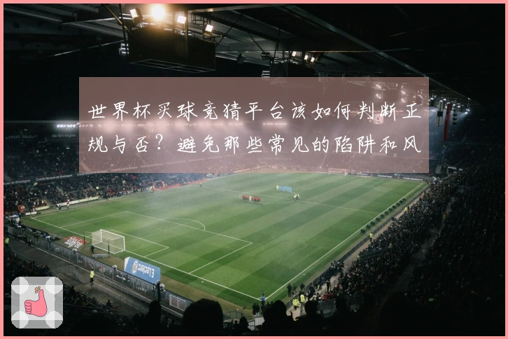 世界杯买球竞猜平台该如何判断正规与否？避免那些常见的陷阱和风险