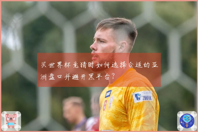 买世界杯竞猜时如何选择合适的亚洲盘口并避开黑平台？